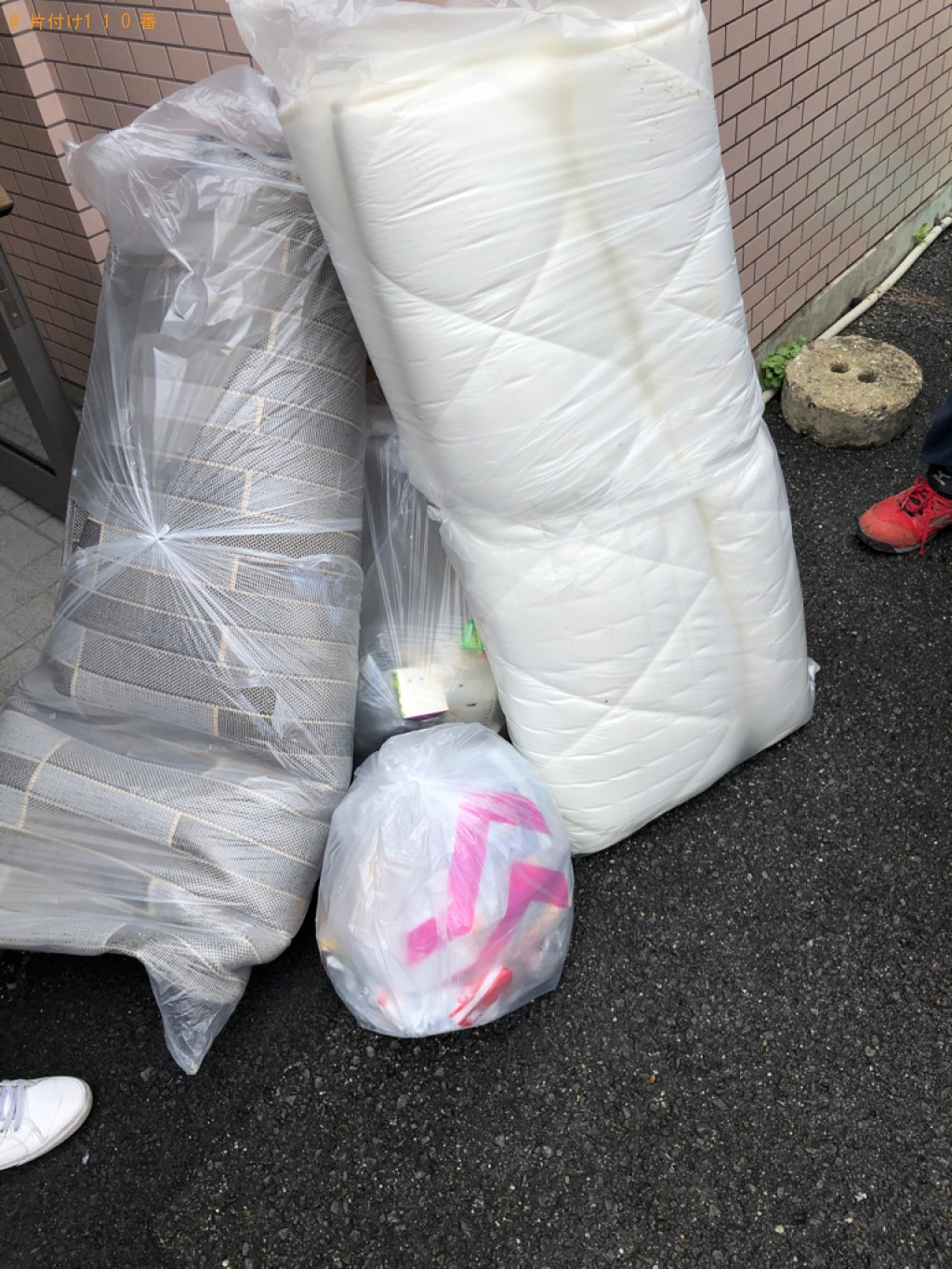 布団、一般ごみ等の回収・処分ご依頼　お客様の声